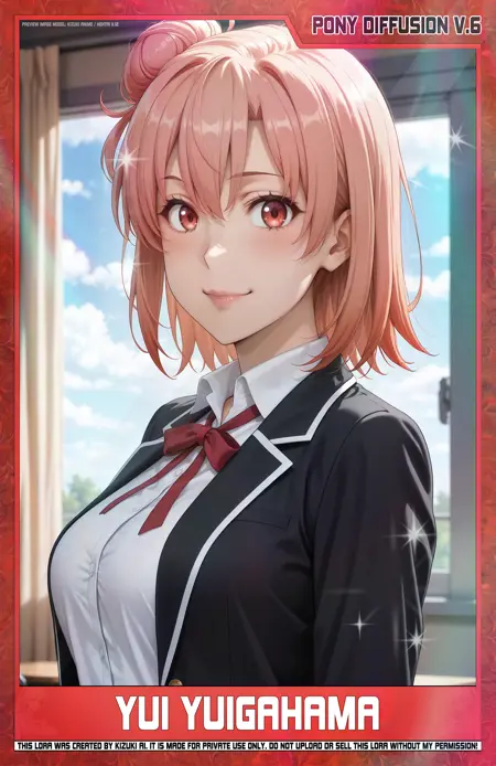 KizukiAi - OreGairu- Yuigahama Yui [Pony Diffusion XL V.6]