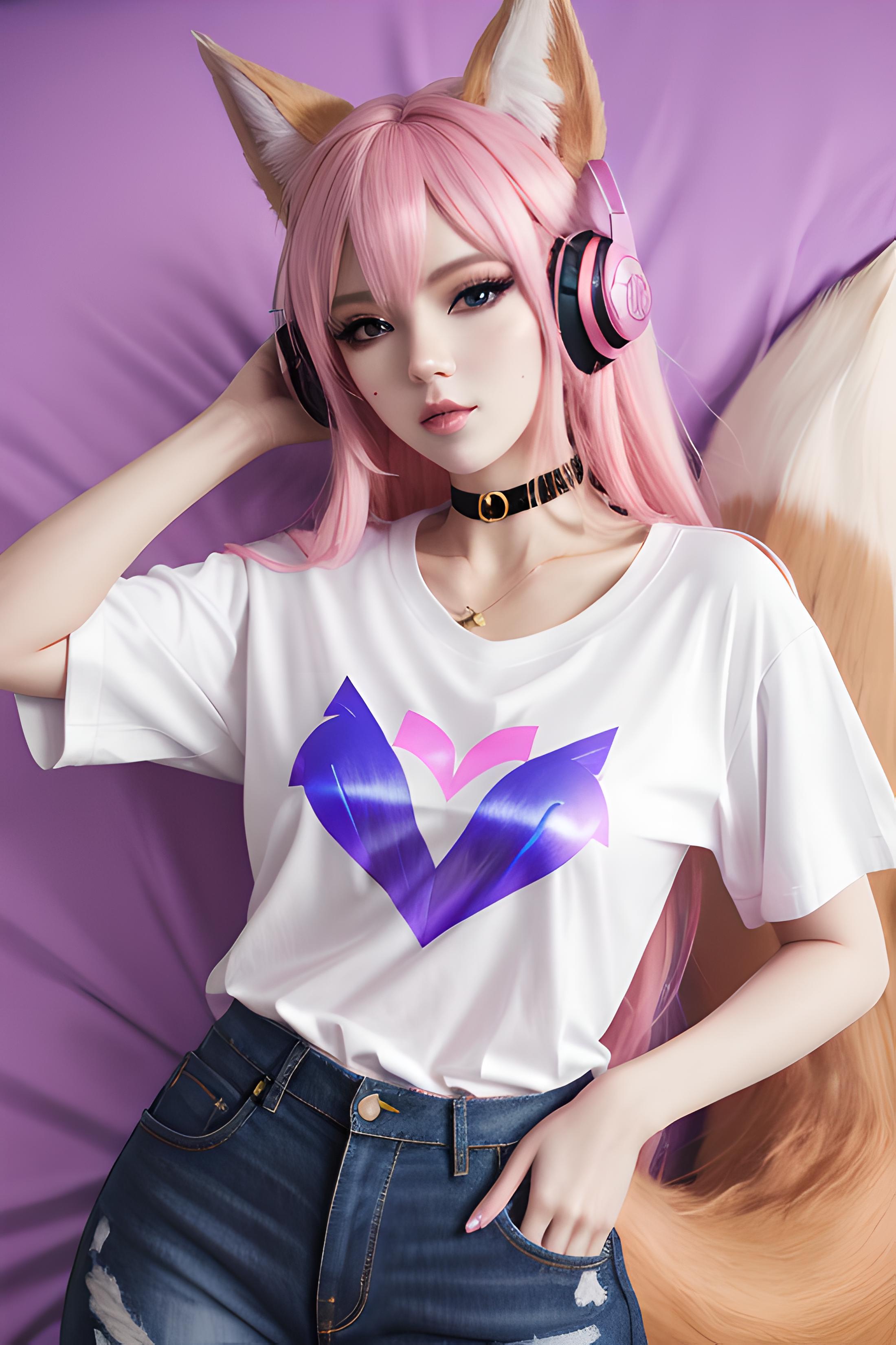 Ahri [HyperRealistic] - KDA - League of Legends - [LoRA] image by sayurio