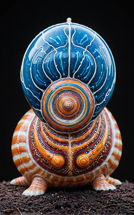 futuristic alien snail aboriginalx, <lora:add-detail-xl:0.6><lora:SDXL_Aboriginalx:1.0>