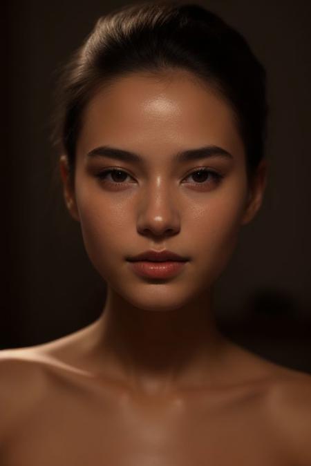 1girl , looking at viewer, beauty skin care model, glowing shiny skin , cinematic, masterpiece