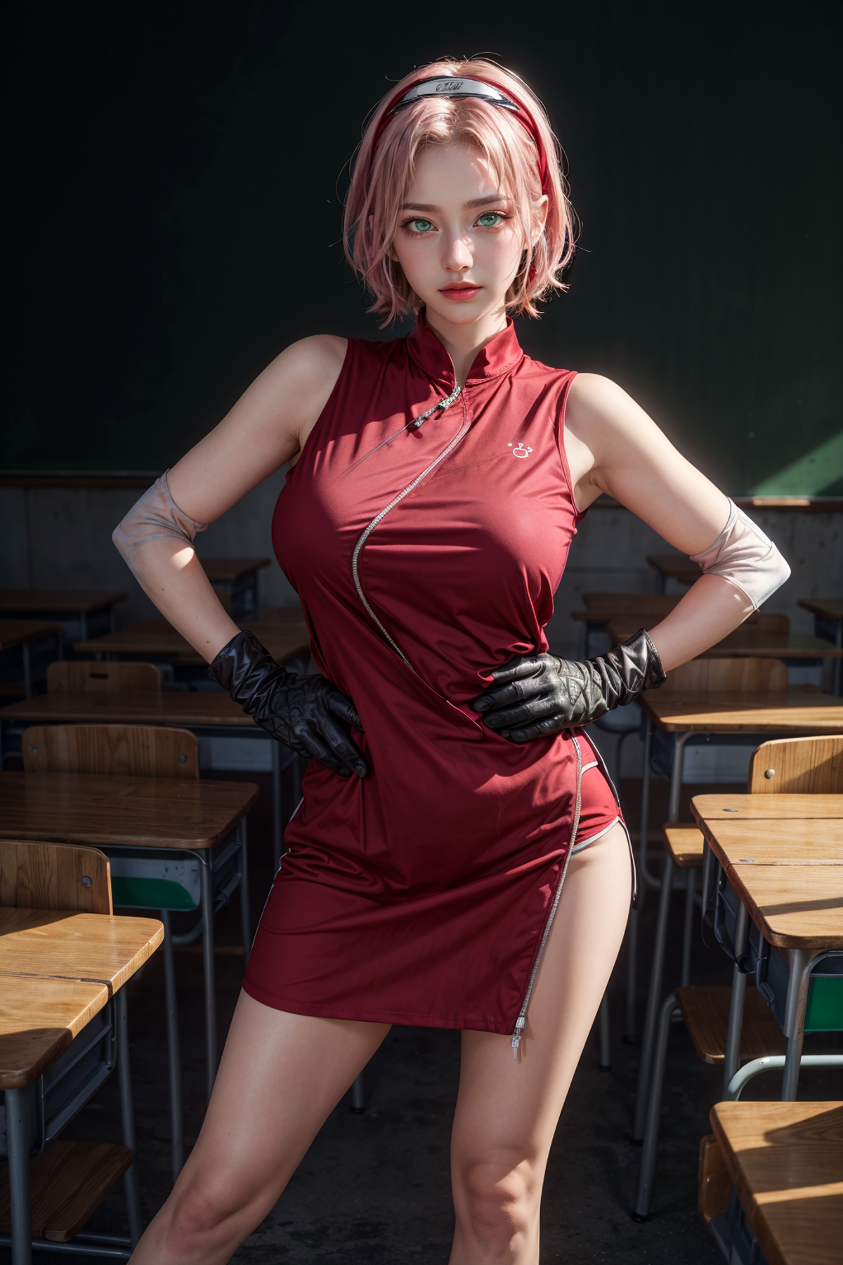 Sakura Haruno (春野サクラ) - Naruto (ナルト) - COMMISSION image by DarkPhoenixxx