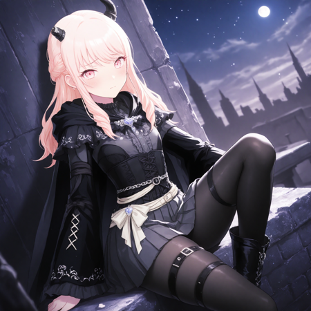 Dark Crow's Cloak (Akiyama Mizuki) / Project SEKAI IllustriousXL