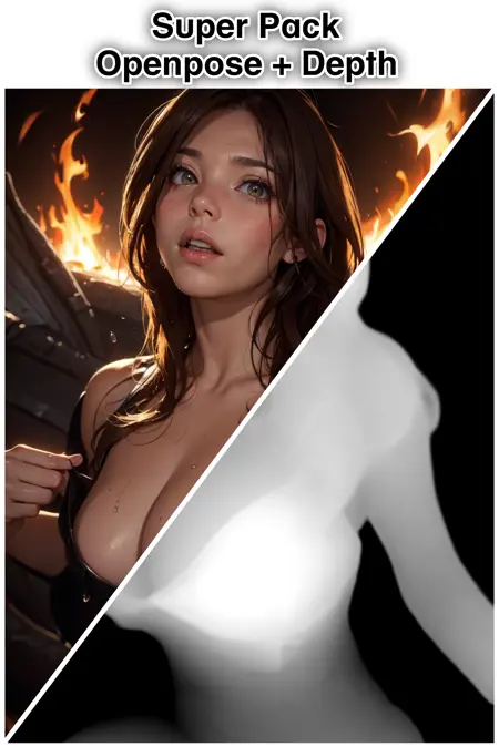 [OpenPose + Depth] [NSFW]