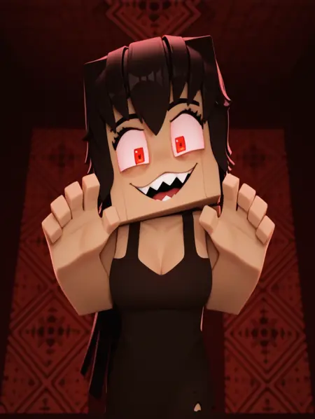 zombie girl (Minecraft Music Video Animation)