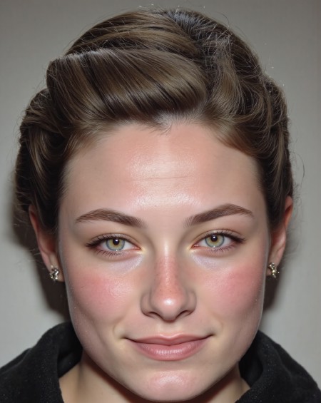 Elegant Hairstyle: Front Side-twist updo #3 Front Side-twist updo