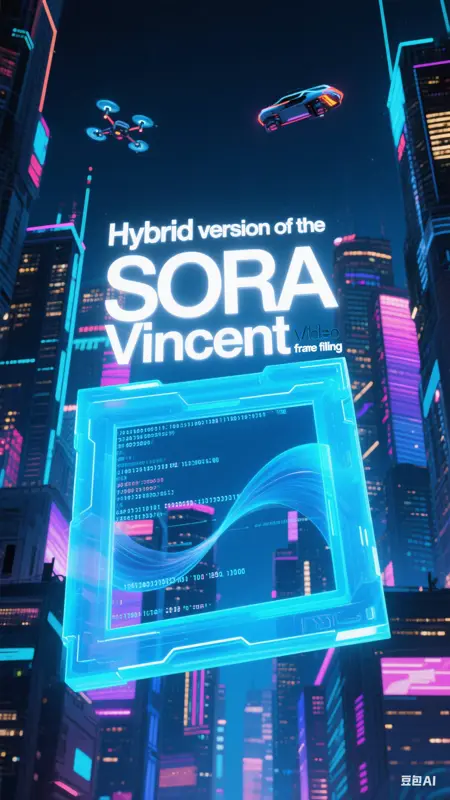 Hunyuan version of the SORA Vincent video frame filling workflow