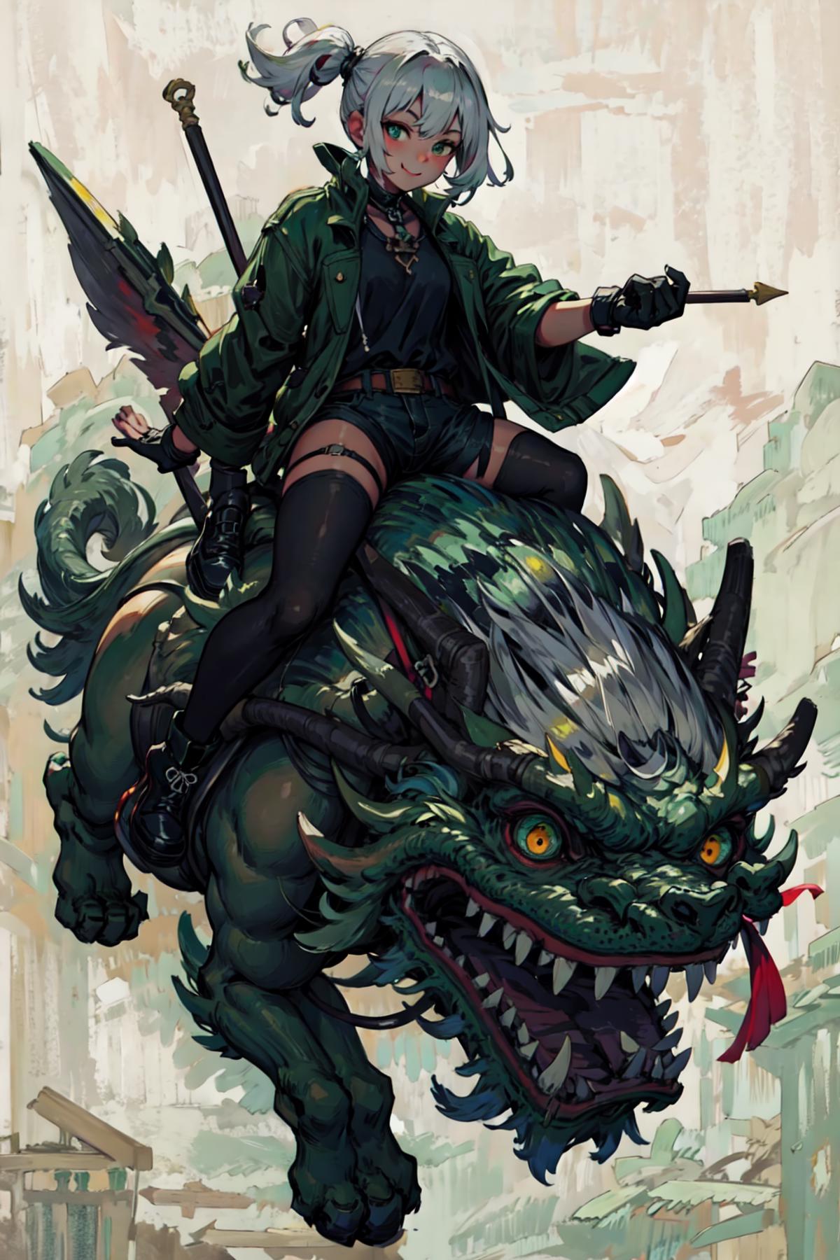 [LoRa] Riding Monster/怪獣騎士 Concept image by Jemnite