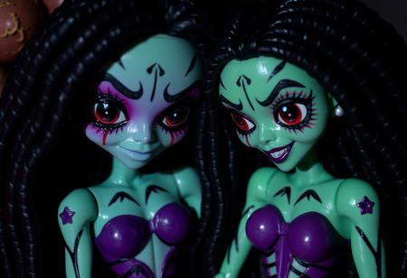 bratz icky skin dungeon nightmare chamber close faces