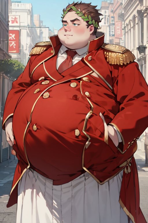 Julius Caesar, fat man
