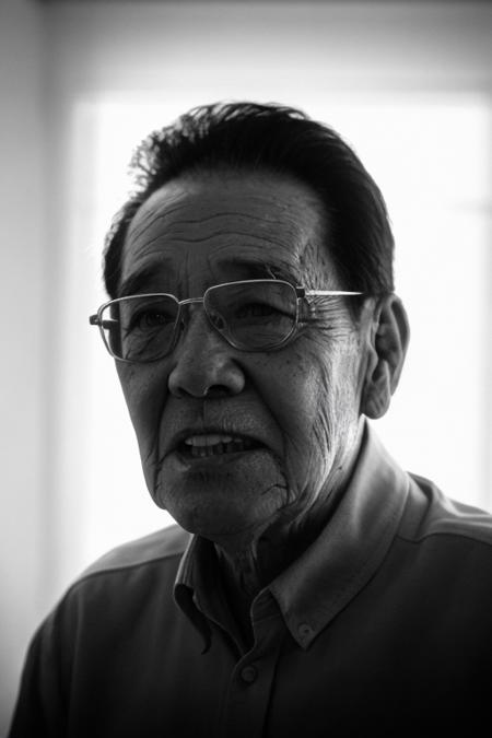 Humanistic Photography,film photography,long shot,((negative space)),Panoramic photo of classroom after school,old man,75 years old,soft light,rim light,beautiful shadow,low key,(photorealistic, raw photo:1.2),(natural skin texture, realistic eye and face details),hyperrealism,ultra high res,4K,Best quality,masterpiece,in the dark,  <lora:deng_20230612221942:0.8>