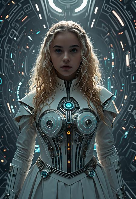 concept art <lora:Beeple_retrofuturism-000005:1>,Beeple style,retrofuturism,<lora:Alice Prin OC-000005:1>,Alice Prin,1girl, . digital artwork, illustrative, painterly, matte painting, highly detailed