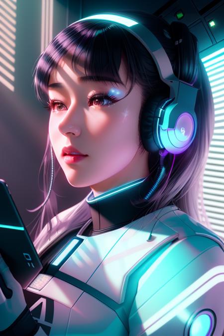 00230-(BLAshadow,_night_1.1),_a_woman_holding_a_tablet_with_futuristic_technology_on_it's_face_and_headphones_on_her_head,_window,_bli_427631291.png