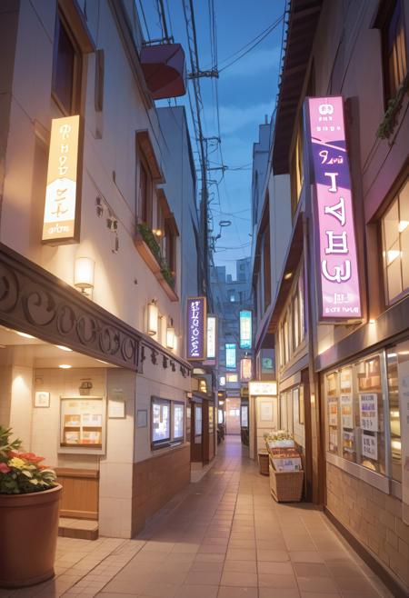 ラブホテル街の風景 / Scenery of love hotel PONY PONY_V1
