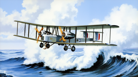 Vickers Vimy - an early bomber Vickers-vimy-flux
