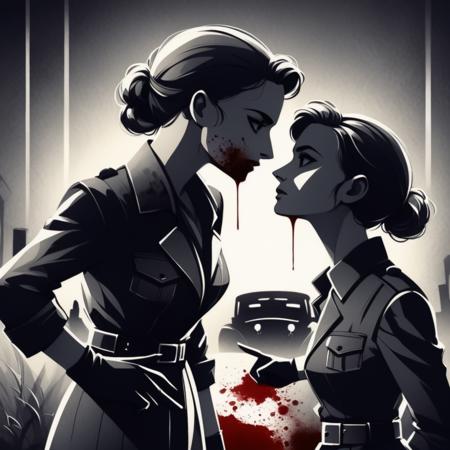 Watercoloured Noir Detective Style - Artstyle | PDXL Beta