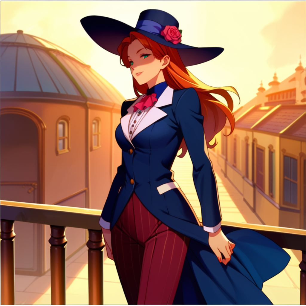 score_9__score_8_up__score_7_up__comic_a_woman_in_her_50s_dressed_in_a_sharp__tailored_suit_with_a_wide_brimmed_hat__posing_confidently_in_front_of_a_historic_train_station_with_art_deco_detai_176.png