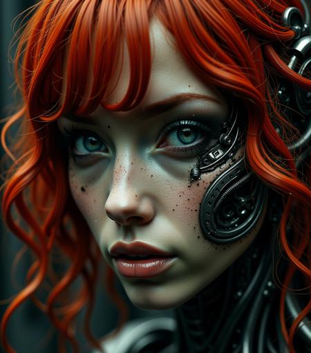Red demonic beauty cyborg v1.0