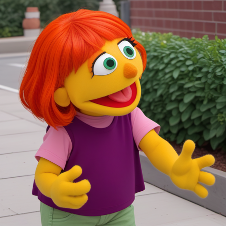 [COMMISSION] Julia (Sesame Street) "cartoon & live action" Live Action v1.0