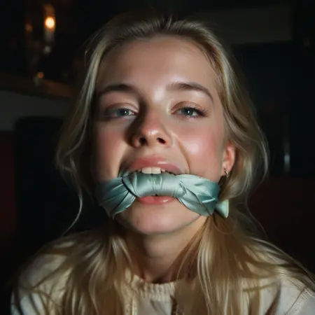 Knotted cleave gag - Pony