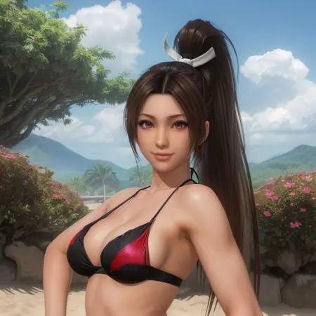 Mai Shiranui 不知火舞 DOA5LR LoRA ◤Louiswolf_style◢