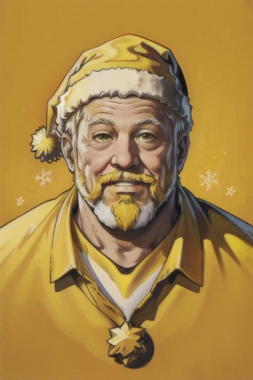 Yellow Santa for Yellow Team image by eldisss