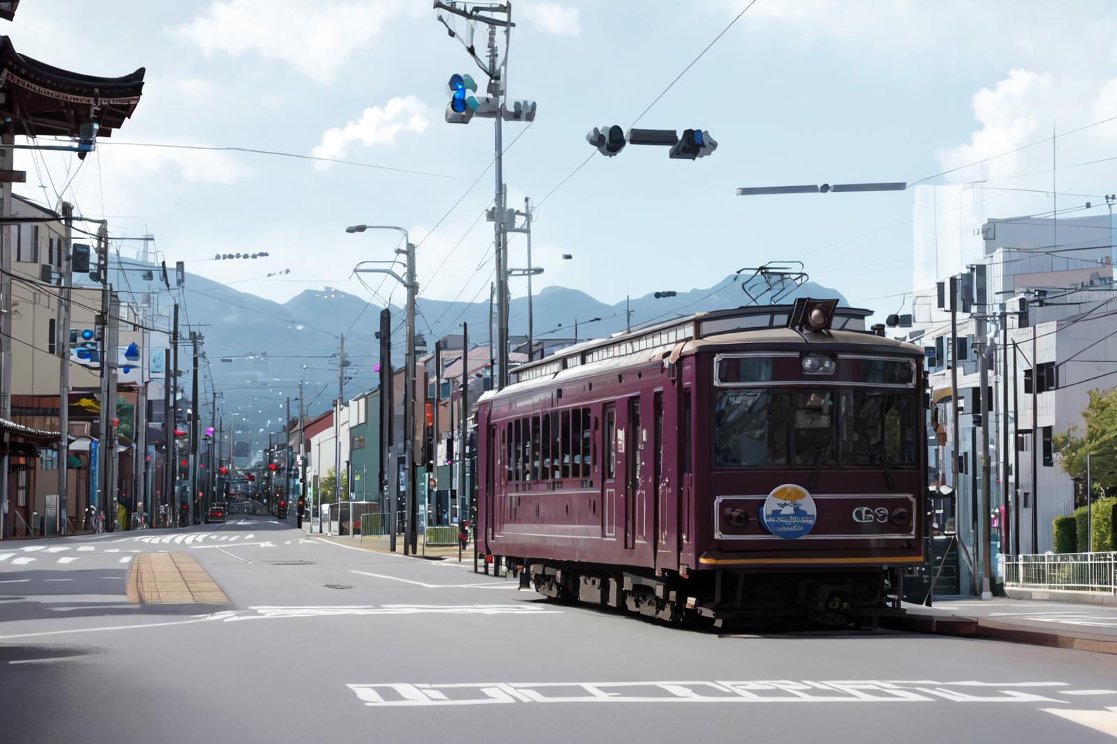 嵐電（京福電気鉄道嵐山本線）モボ21 image by swingwings