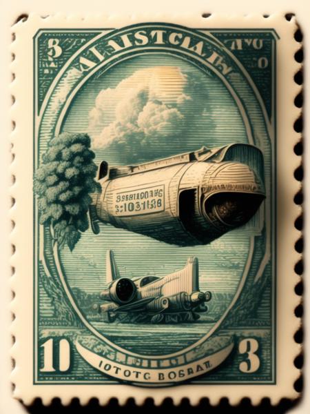 <lora:VintagePostageStamps:1>a stamp sketch art landscape of pastoral saginaw, including various elements of historical pre-1950s air mail imagery, evokes feelings of american heritage, connectedness, hues of beige, highly detailed