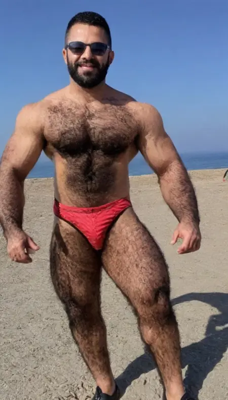 Hairy Male SDXL