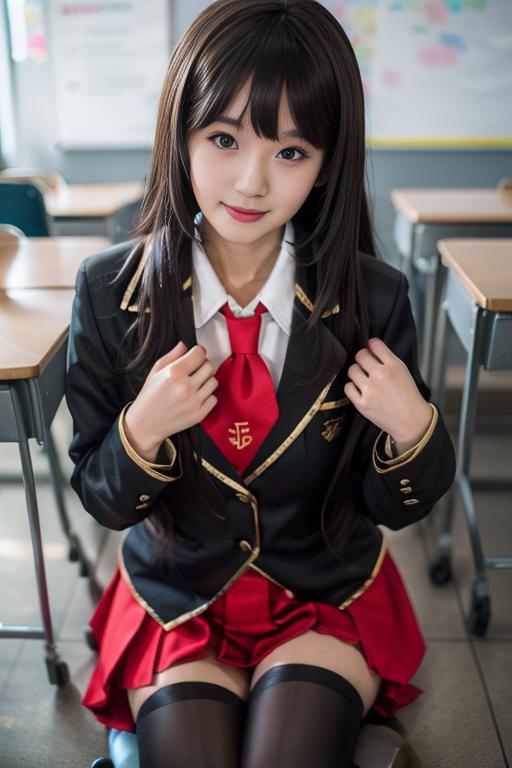 笨召 文月学院高中部校服 Baka to Tesuto to Shoukanju fumizuki academy school uniform image by Thxx