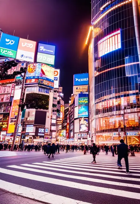 渋谷駅前交差点 Shibuya Crossing PONY