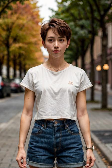 21yo girl, (perfect face:1.5), (fit type:1.2), (short hair:1.3), (male outfit:1.7), (dynamic pose:1.3), (haughty look:1.5), BREAK. shallow depth of field,bokeh,natural lighting,high quality,film grain,Fujifilm XT3,8k,uhd,RAW photo,masterpiece,photorealistic,ultra-detailed,  <lora:zoom_slider_v1:-1>, <lora:Breast Slider - Pony_alpha1.0_rank4_noxattn_last:3>,