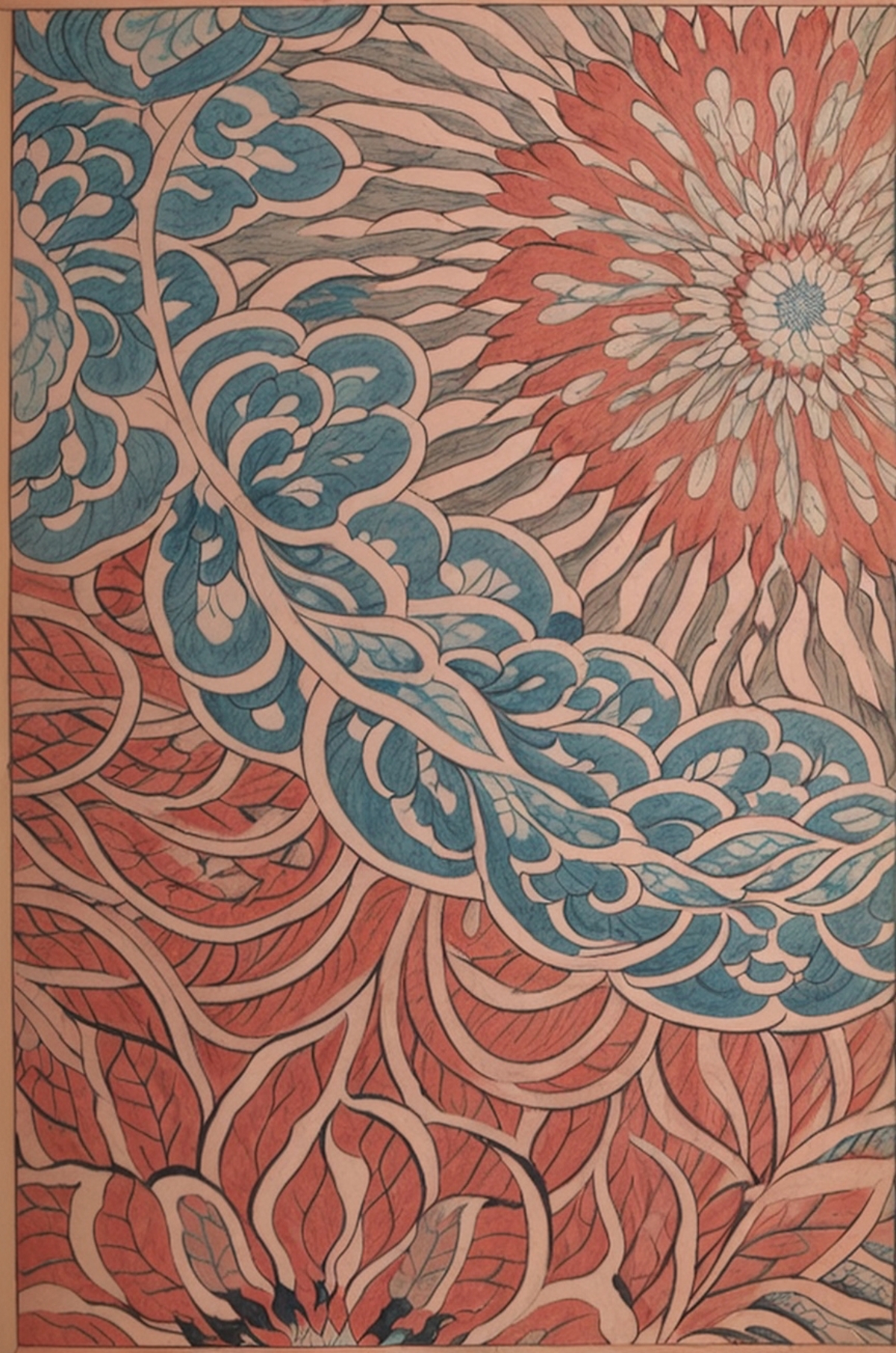 Shin-Bijutsukai (Japanese textile patterns, 1902-1906) image by p_p