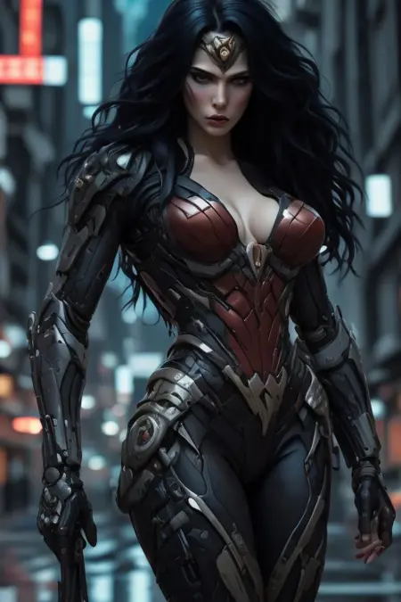 Goth Wonder Woman - V5 Realistic (test)