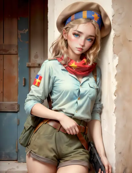 Advanced Wildcards - Female Guerilla Fighter | 先進的なワイルドカード - 女性ゲリラ戦士 | 高级通配符 - 女性游击战士