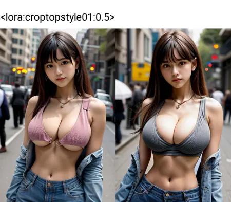 clothing - crop top style 01 (chest chain)