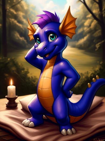 Spike - ( MLP The princess Promenade 2006 ) Training yiffymix_v37