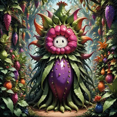 Monster plant II - cute (SDXL/Illustrious)