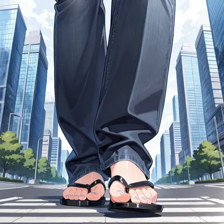 Baggy Pants & Flip Flops [IllustriousXL]