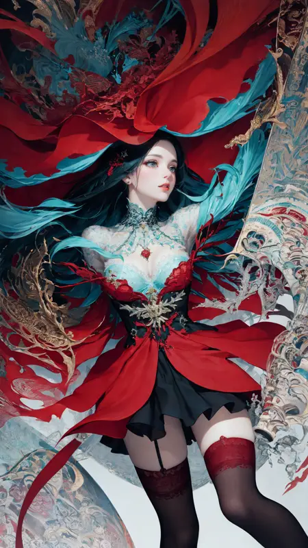 tutu's HiSilk (8D black red edge stocking stockings)/图图的嗨丝(8D黑色红边长筒袜丝袜)