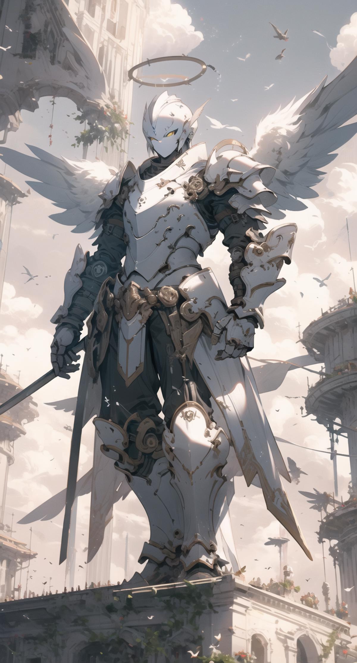 [LoRA] Mecha Angel  Concept (With dropout & noise version) image by L_A_X