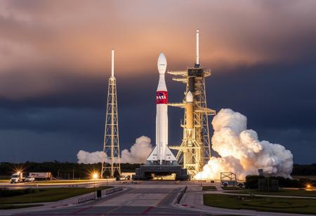 modern, nasa, rocket, launch vehicle, cape canaveral, Launch pad