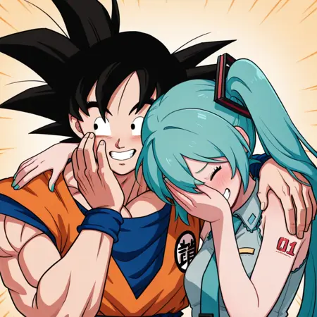 Laughing Girls I Meme Pose Concept I IllustriousXL and NoobAI