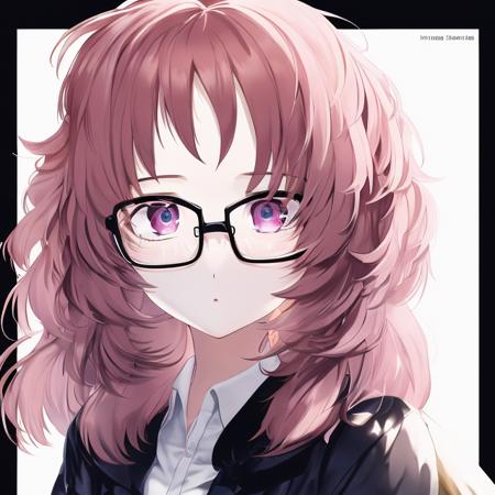 1girl, ai_mie, glasses