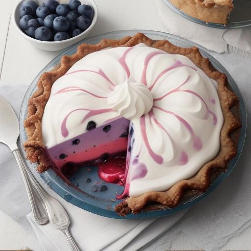 blueberry icecream pie