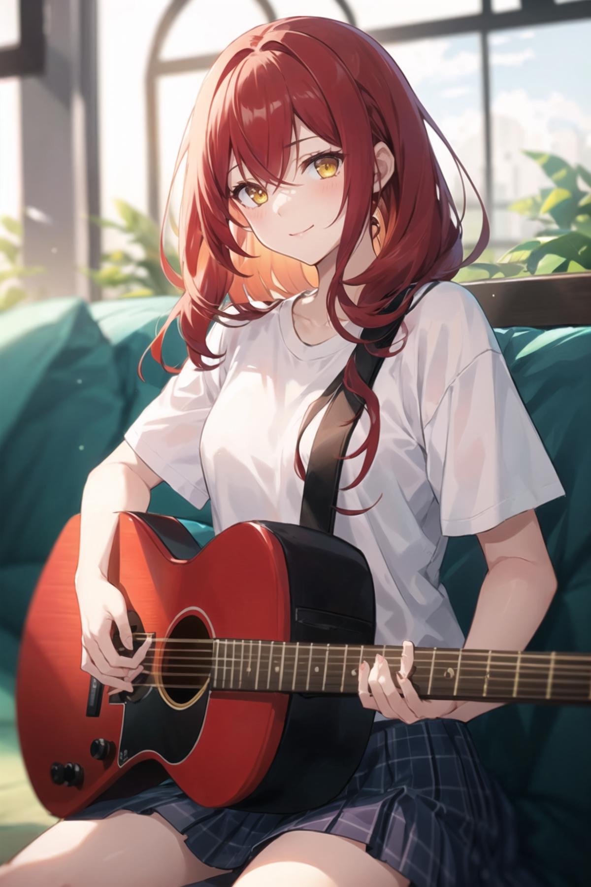 [OpenPose + Lineart] Playing Guitar image by BlazzzX4
