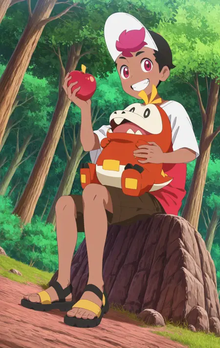 Roy (Pre & Post-Timeskip) | Pokémon Horizons (Illustrious)
