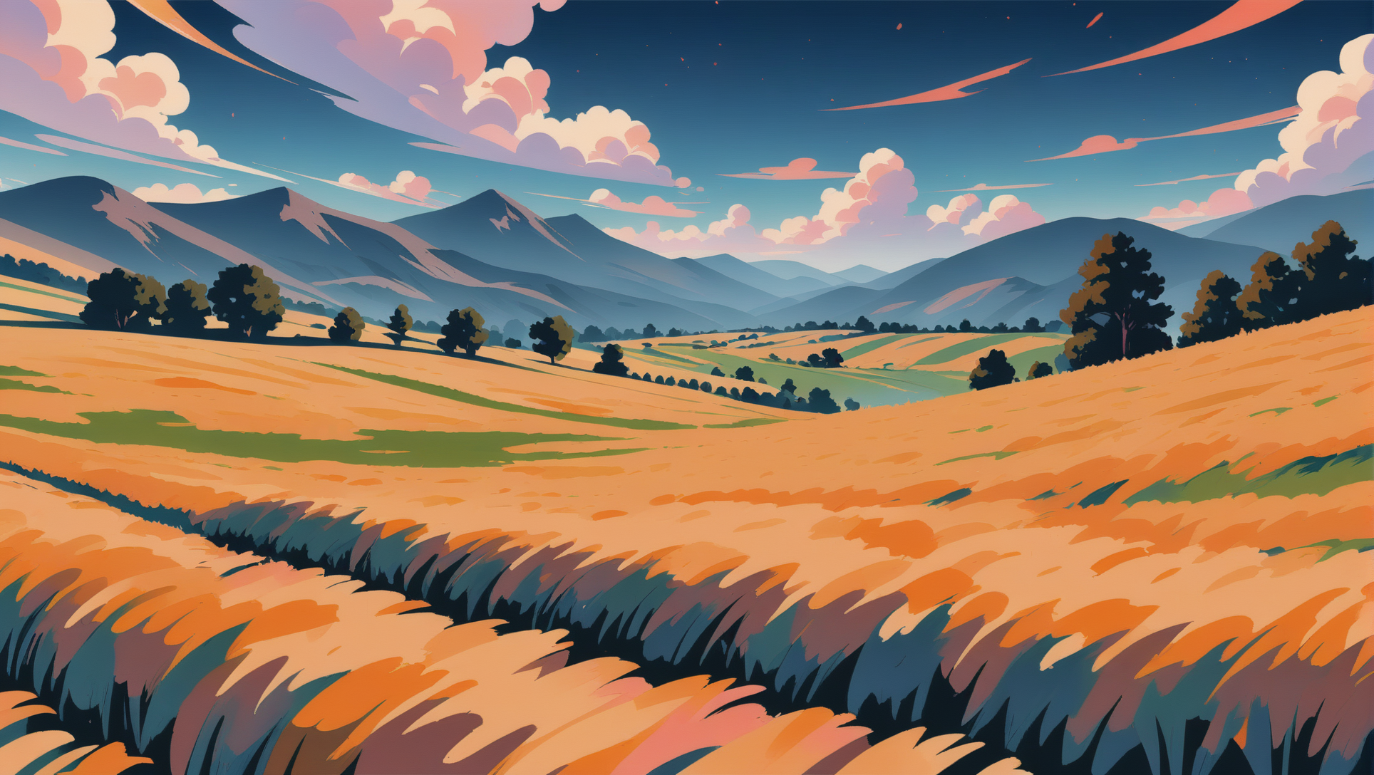 00097-753909938-anime_style_matte_painting,_a_wheat_field_among_rolling_hills.webp