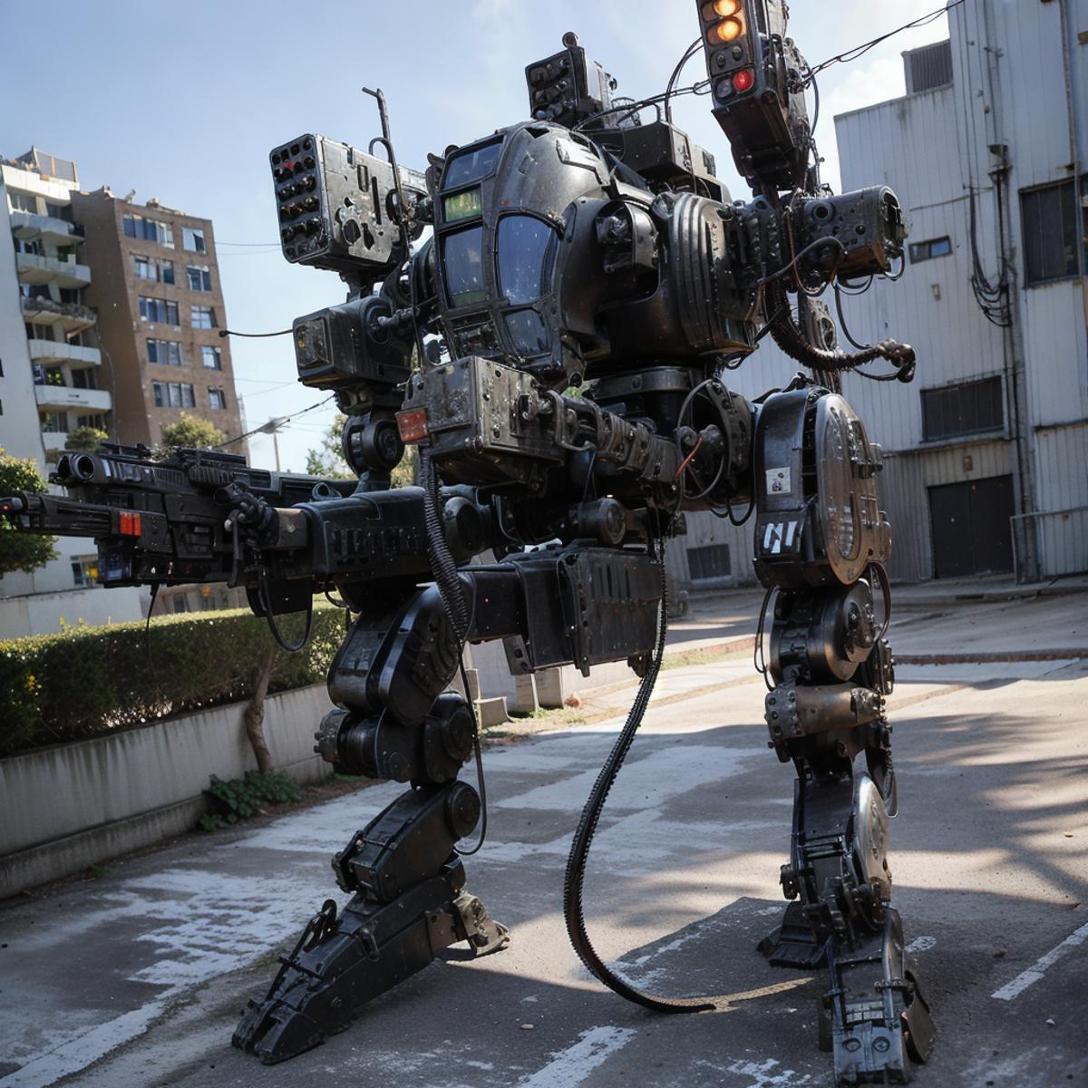 Bipedal Tactical Mecha image by stormriver