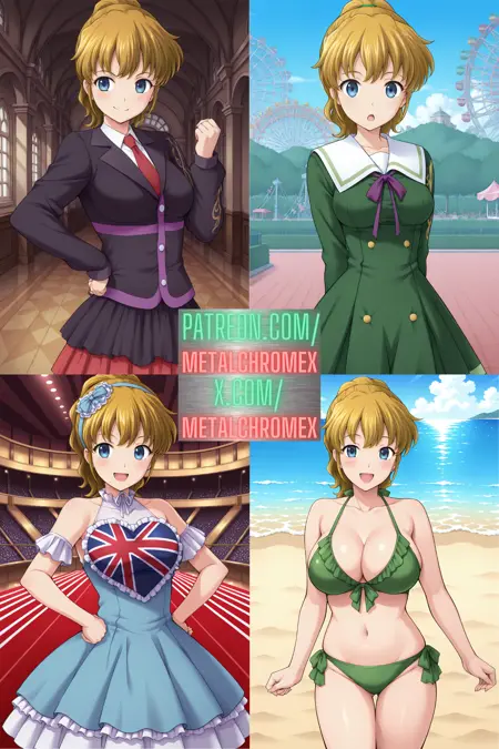 Jessica Ushiromiya (Umineko When They Cry, PlayStation 3 art style)