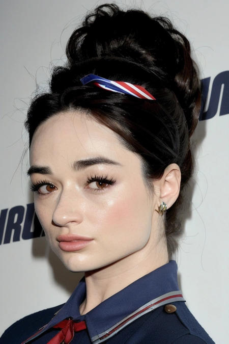 allison argent hair bun